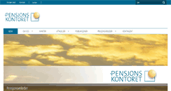Desktop Screenshot of pensjonskontoret.no
