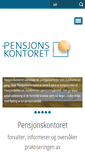 Mobile Screenshot of pensjonskontoret.no